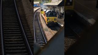 ColasRail 70806 Passing Cheltenham Spa Westbury BR Down Yard to Britcoal Bagworth Colliery ukrail [upl. by Llerrom]