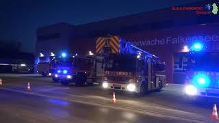 Blaulichtkonvoi zur Inbetriebnahme der neuen Feuerwache Falkensee  Havelland [upl. by Yuk876]