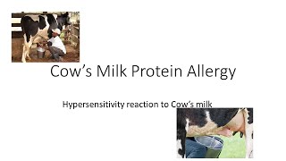 Cow milk protein allergy [upl. by Allard]