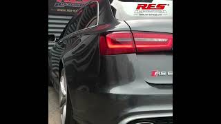 Audi RS6 C7 with RES Racing Exhaust Accelerations Sounds exhaustaudi audirs6 [upl. by Jacquie]