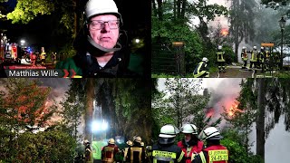 🔴F3Y Großbrand zerstört Werkstatt für Bulli Umbau [upl. by Carter]