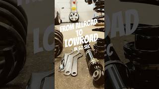 How to From Allroad to Lowroad in 60 seconds [upl. by Imled]