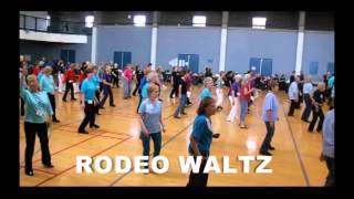 RODEO WALTZ LINE DANCE Choreographed by Vikki Morris [upl. by Maure]