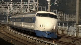 新幹線 高速通過！ Japanese bullet train highspeed passage [upl. by Sev]