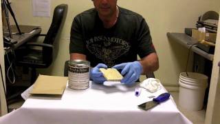 Tutorial How To Spackle Travertine [upl. by Ghassan]