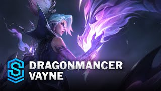 Dragonmancer Vayne Skin Spotlight  League of Legends [upl. by Jaylene698]