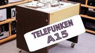 Telefunken Magnetophone A15 test di Sbisa wwwaudiocostruzionicom [upl. by Ahsot]