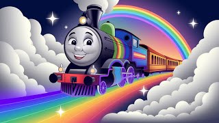 🚂🌈 Rainbow Train A Magical Journey Through Colors 🌟✨ [upl. by Anierdna]