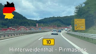 Germany D B10 Hinterweidenthal  Pirmasens [upl. by Alyda]