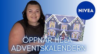 ÖPPNAR NIVEA ADVENTSKALENDER 2024 [upl. by Haynes]