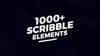 Animated Scribble Elements  After Effects Template [upl. by Naiva]