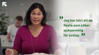 Försäkringskassan förklarar Får de flesta som söker sjukpenning avslag [upl. by Inami969]