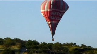 Two killed in hotair balloon crash [upl. by Nitsur]