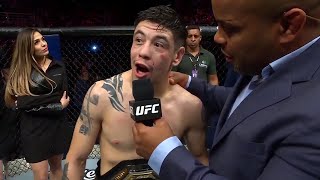 Brandon Moreno Octagon Interview  UFC 283 [upl. by Justino317]