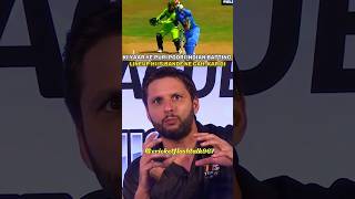 Shahid Afridi 😡 talking about virender sehwag batting  shorts cricket youtubeshorts [upl. by Goren]