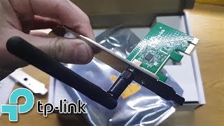 UNBOXING Adaptador inalámbrico TPLink WIFI N PCI 150Mbps TLWN781ND [upl. by Boarer]