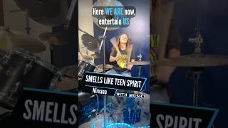 Nirvana  Smells Like Teen Spirit Drum Cover  Drummer Cam Played LIVE by Teen Girl Drummer [upl. by Aliab]