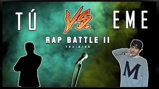 BATALLA de RAP Contra EME 2 ⚔️ PRACTICA IMPROVISACIÓN BATALLA DE GALLOS RAPBATTLE FMS Tú VS [upl. by Linzer]