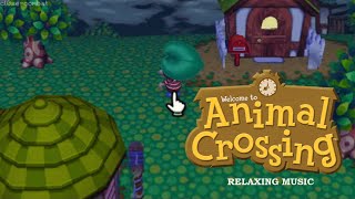 Rainy day vibes Relaxing Animal crossing music for studying sleep work w rain ambience [upl. by Nylhtac]