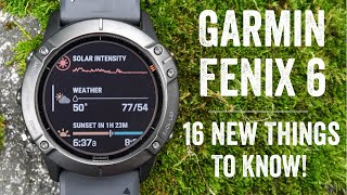 Garmin Fenix 6 Review 16 New Things To Know BaseProSolar [upl. by Aon]