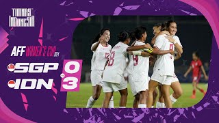 Highlights Singapura vs Indonesia  AFF Women’s Cup 2024 [upl. by Eineeuq]