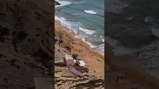 Red Beach Matala una delle spiagge più belle di Creta dallalto [upl. by Jillayne]