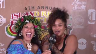 Backstage interview with Latasha Lee at the 6th Annual Island Reggae Festival [upl. by Assin293]