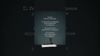 La vie est si ironique motivation citation music trending youtube youtubeshorts shorts short [upl. by Eissat]