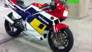 HONDA NS400R stock pipes [upl. by Daffy]