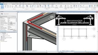 Revit 2018  Structural Connections MP2C20  Jaime Guzman Delgado El BIM Manager Chile [upl. by Hamitaf]