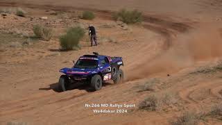 Nr266 MD Rallye Sport Cedric Goumaz Pascal Delacour We4dakar 2024 [upl. by Akaya]