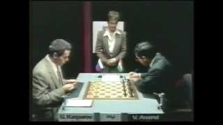 Kasparov  Anand 10 Game 10 World Championship 1995 [upl. by Philbo]