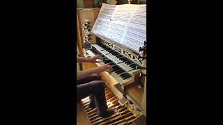 Bach Fugue on Rushworh amp Dreaper pedal reed organ [upl. by Judson]