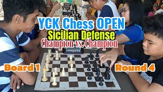 YCK Chess OPEN 2024  39 yearold Champion vs 13yearold Champion  Sicilian Defense [upl. by Etnoled]