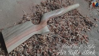 DIY Air Rifle Stock kulàta [upl. by Aipmylo]