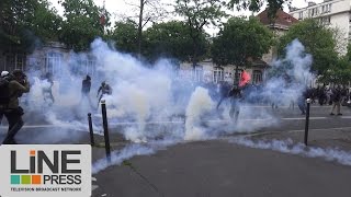 Loi Travail Manifestation et violences  Paris  France 19 mai 2016 [upl. by Nosnirb]