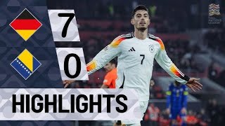 GermanyvsBosniaandHerzegovina70HighlightsAllGoals2024HD720p 16 November 2024 [upl. by Nauqit]