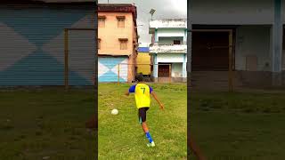 Rabona kick tutorial football shorts viral [upl. by Nigle]