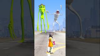 Gta 5  Superhero 🆚 Giant ben 10 amp Mother Megaphone Match who is the powerfull gta superhero [upl. by Darnell]