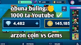 DLS24 coin vs Gems abzor [upl. by Atisusej]