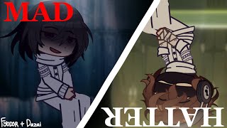 ★  mad hatter ‘’ ☾  read desc  BSD  Fyodor Dostoyevsky  Osamu Dazai  short edit kinda [upl. by Tawnya]