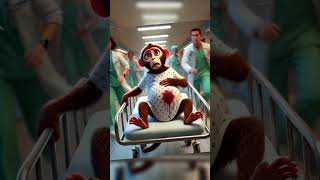 Monkey story cartoon aistory animalstory viral monkeystory [upl. by Avahc]