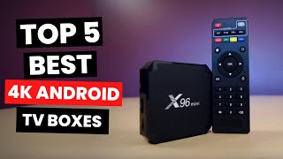 Top 5 Best 4K Android TV Boxes 2024 [upl. by Kassi]