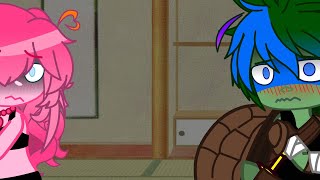 ♡ Prolonged eye contact ♡  Meme  Ft Leo amp Pinkie 🩷🧁💙🐢  MikeyPieTwilightNardo 🩷🧡💜💙 [upl. by Lexerd721]