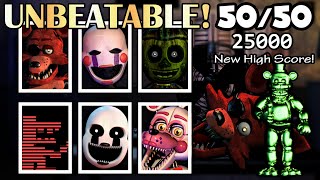 Ultimate Custom Night  5050 Mode Completed [upl. by Saylor238]