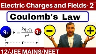 Electric Charges and Fields 02  Coulombs Law and Force Between Multiple Charges JEE MAINSNEET [upl. by Lustick522]