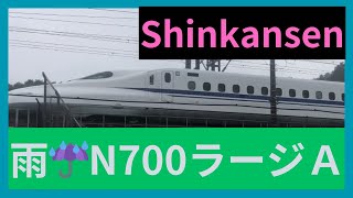 【N700A】立て続けにのぞみとひかり 夕立を切り裂き東へ西へ 空がくすむ中でも夢の超特急 20240820 新幹線 shinkansen n700系 jr東海 東海道新幹線 山陽新幹線 [upl. by Cinda]