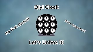 Unboxing a Clock with 200 magnets Qiyi Clock  Cubicity 213 [upl. by Kenway927]