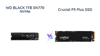 WD BLACK vs Crucial P3 Plus Which Gaming SSD is Faster [upl. by Lawler606]