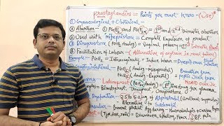 Prostaglandin Part03 Pharmacological Application of Prostaglandins  Prostaglandins  PG [upl. by Morehouse]